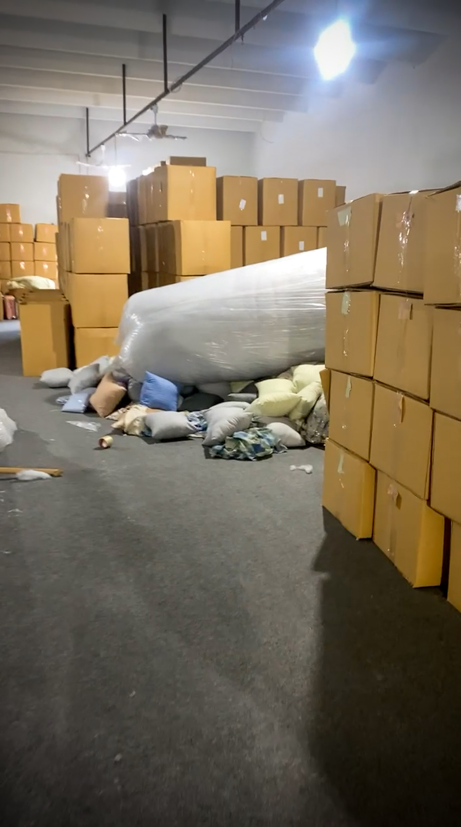 Geniluxe logistics and final dispatch warehouse with packaged products